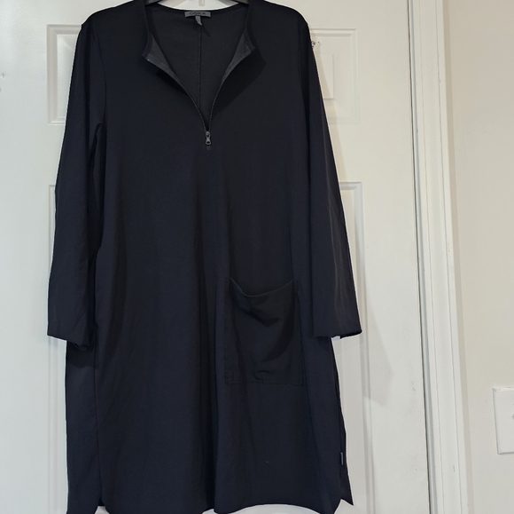 oska Dresses & Skirts - OSKA Black Long Sleeve Dress with Pocket Size 1 Lagenlook